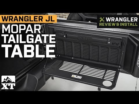 Jeep Wrangler JL Mopar Tailgate Table (2018) Review & Install