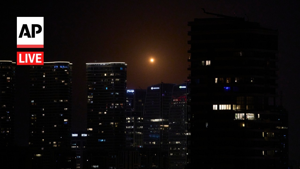 Video | LIVE: Tel Aviv and Jerusalem skyline as Iran war continues