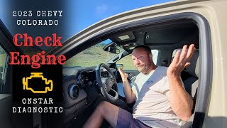 2023 Chevy Colorado Check Engine at 500 Miles - Onstar Diagnostic, Emission Issue & Turn Signal Fix