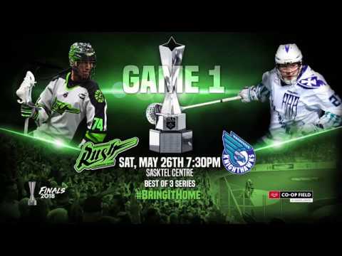 2018 NLL Cup Final, Saskatchewan Rush vs Rochester Knighthawks, Saturday, May 26