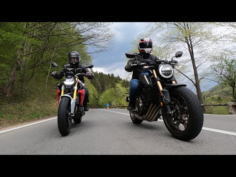 Thumbnail for BMW F900R vs. Honda CB650R. Test Ride Review by BMW F900R