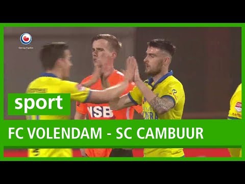 SPORT: SC Cambuur wint uitwedstrijd tegen FC Volendam met 1-0