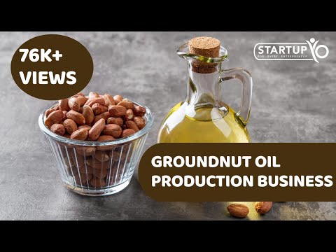 Groundnut oil production business