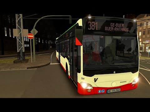 Omsi 2 Addon Projekt Gladbeck Route 381 GE HBF - Buer Rathaus (PC)