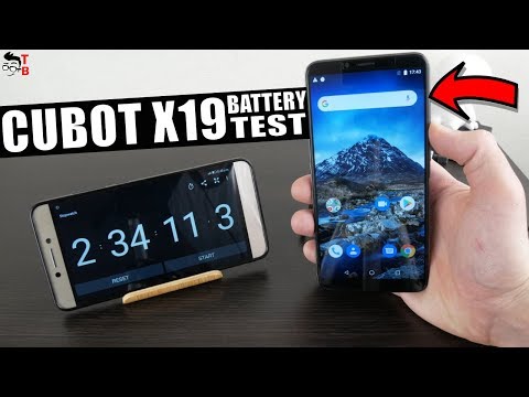 Cubot X19 - Battery Drain Test and Charging Time