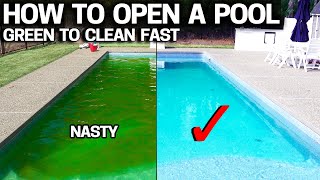 Open Your Own Pool & Keep it Clean All Season - EASY TIPS