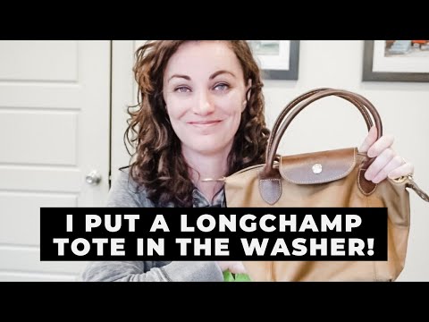 YouTube video about: Can you put a longchamp bag in the washing machine?