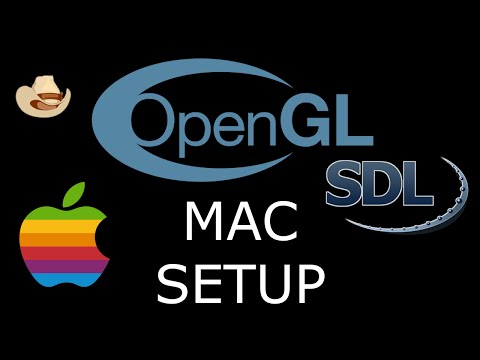 Modern OpenGL 3 0 SETUP SDL and GLEW on a Mac