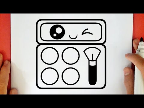 COMMENT DESSINER UN MAQUILLAGE KAWAII