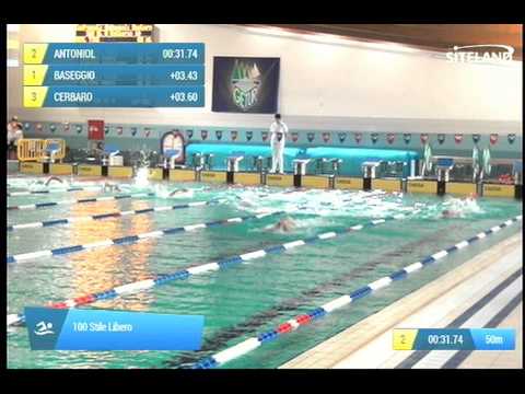 Serie 10 dei 100 Stile Libero  Assoluti Maschi Master - Campionati Regionali Masters 2014 di Veneto