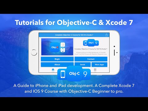 Objective-C Tutorials For Xcode 7 - iOS App Now Available
