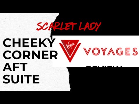 Cheeky Corner Suite Tour on the Scarlet Lady (9011Z)