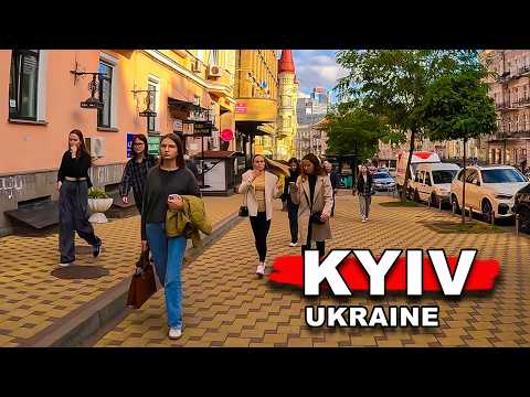 Kyiv, Ukraine 🇺🇦 - Fall 2024 - 4K-HDR Walking Tour