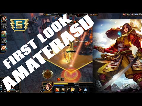 SMITE Amaterasu Gameplay (PTS First Look)