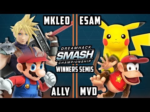 DHATL 17 Smash 4 - MK Leo & Ally Vs. ESAM & MVD - Doubles WS - Smash Wii U