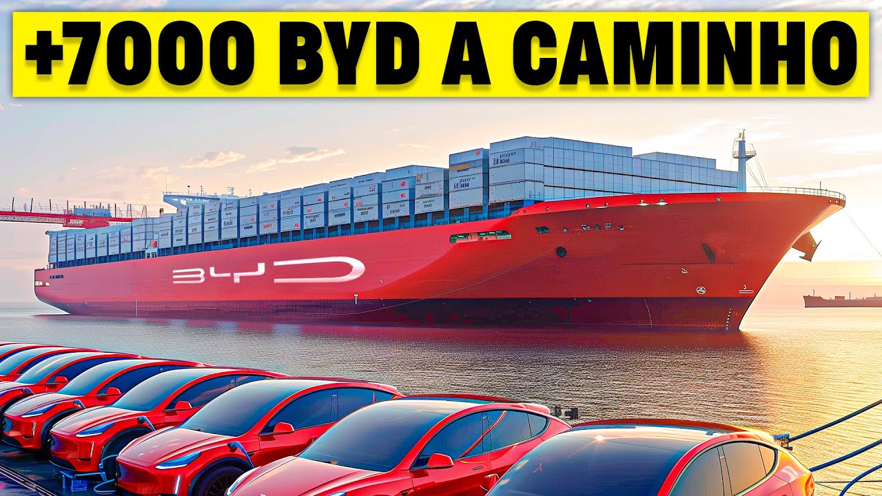🚨 INVASÃO CHINESA: 2º NAVIO DA BYD DESEMBARCA NO BRASIL! CARROS ELÉTRICOS DOMINARÃO?