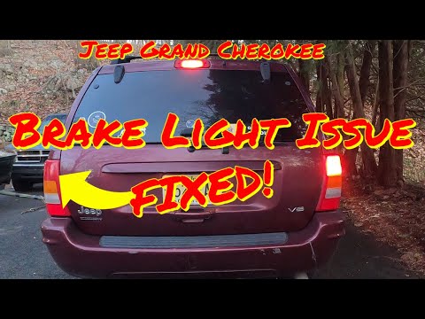 Common WJ Grand Cherokee Brake Light Issue FIXED