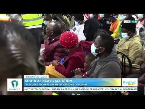 South Africa Evacuees Address Concerns Over Return to Ghana & Clarifies Allowance Payments