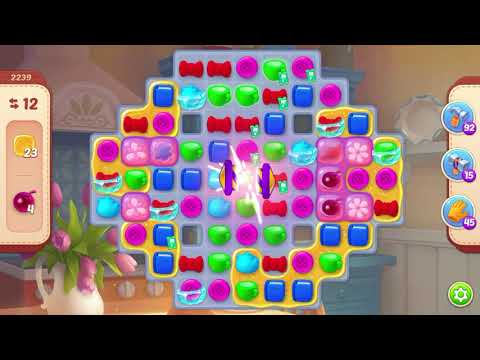 Homescapes Level 2239 With No Boosters - Bedroom Remodel: Fairytale Paintings