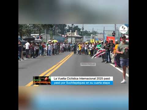 Etapa más larga de la Vuelta Ciclística pasó por Suchitepéquez