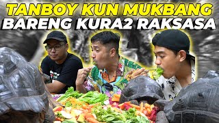 PERTAMA KALI..!! AJAK TANBOY KUN MUKBANG MAKANAN KURA-KURA LANGSUNG DI AVIARY ❗😱