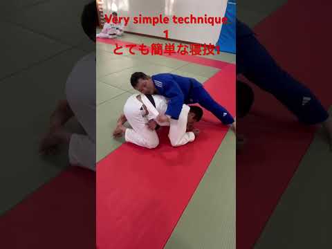 【#2444】柔道の基礎練習　寝技1 Basic practice of judo, NEWZA technique 1