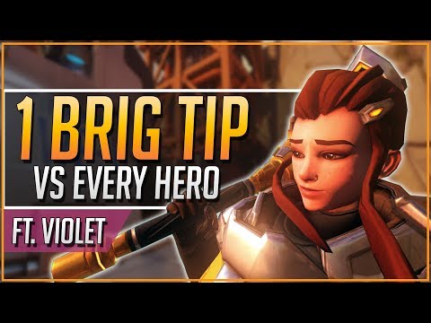 1 BRIGITTE TIP vs EVERY HERO ft. Violet (2019)