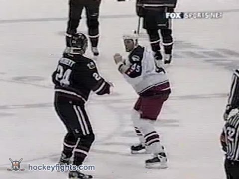 Bob Probert vs Jody Shelley Jan 12, 2002