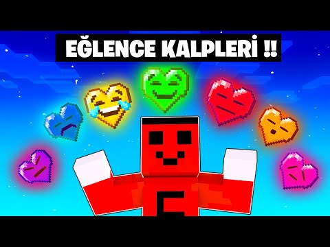 EĞLENCELİ KALPLERİM OLDU !! - Minecraft