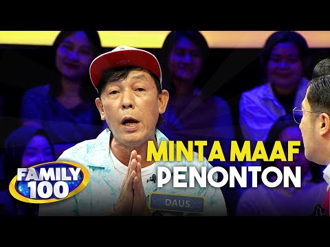TIMNYA KACAU, Kapten Daus Minta Maaf Ke Penonton | FAMILY 100 (5/6)