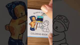 Eu colori o menor Bobbie Goods do mundo #colorir #papelaria #desenho