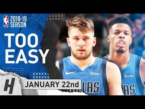 Luka Doncic & Dennis Smith Jr SICK Highlights Mavericks vs Clippers 2019.01.22 - 17 Pts Each