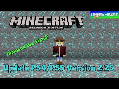 EPIC NEW Minecraft PS4/PS5 Update: Diamond Ore Generation FIXED! 🤯