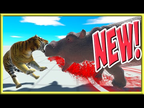 UPDATE! Giant Baby Hippo vs Every Unit - Animal Revolt Battle Simulator Gameplay