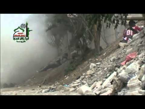 لواء سعد بن أبي وقاص يصد هجوم قوات النظام على مدينة داريا