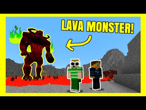 🤬KÆMPE LAVA MONSTER ANGRIBER!!🤬 - Dansk Minecraft Titanic #12