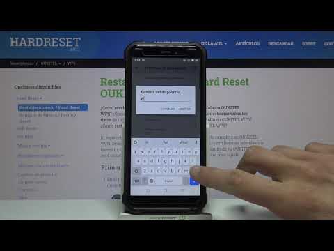 Cómo cambiar el nombre del dispositivo en OUKITEL WP5 - configurar el nombre
