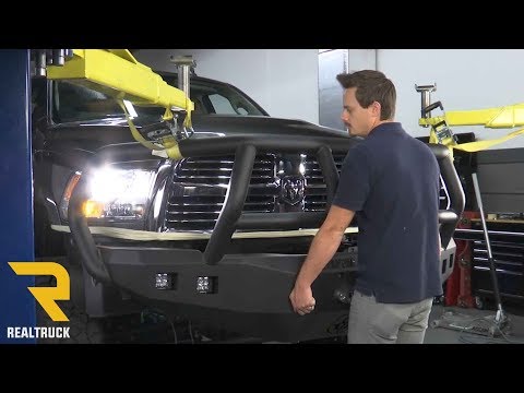How to Install Road Armor Stealth Titan II Guard Front Bumper on a 2017 Dodge Ram 2500