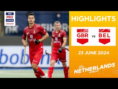 FIH Hockey Pro League 2023/24 Highlights - Great Britain vs Belgium (M) | Match 1