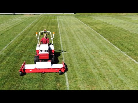 How to Mow 15 Foot Stripes on a Football Field - Ventrac Wide Area Mower