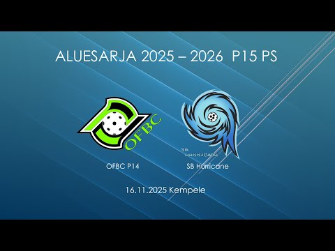 OFBC P14 - SB Hurricane, P15 Aluesarja 16.11.2025