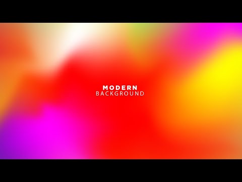 Abstract Gradient Style Background Design in Adobe Illustrator CC