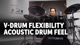 Video thumbnail for Roland VAD507 V-Drums Acoustic Design Drum Kit Demo by Sweetwater