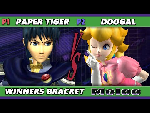 S@X 457 - Doogal (Peach) Vs. Paper Tiger (Marth) Smash Melee - SSBM