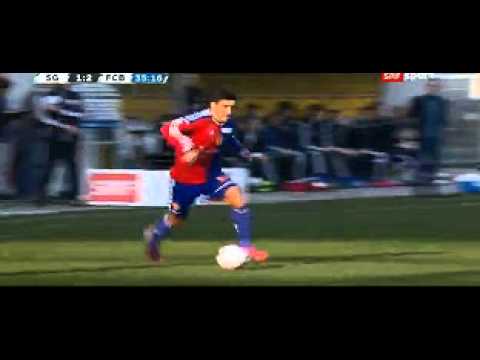 FC St. Gallen - FC Basel 1-2  Goal Calla Davide amazing 15/03/2015