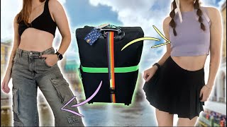 Trying on EVERY item of Clothing I brought with me for a YEAR in Germany
