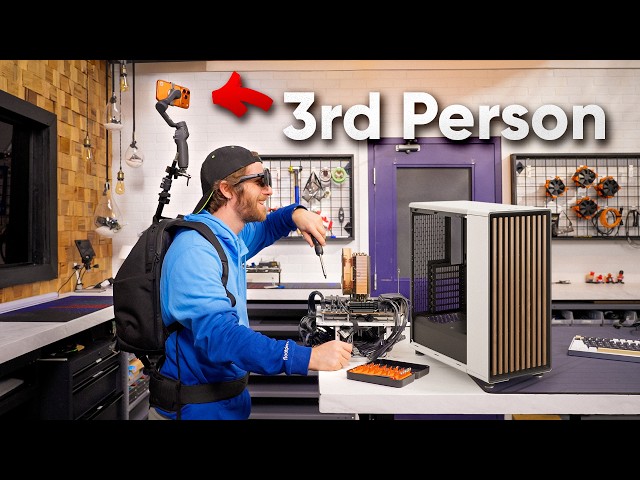 I tried building a PC in the 3rd person
