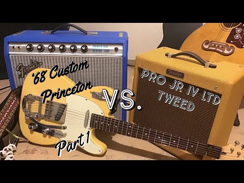 Tube Amp Shootout! Fender ‘68 Custom Princeton vs. Fender Pro Jr IV LTD Tweed (Part 1: Clean Tones)