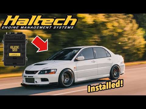 Haltech Elite 2500 Installed on my Evo 9!