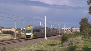 preview picture of video 'V/Line trains near Sydenham 21/8/12'